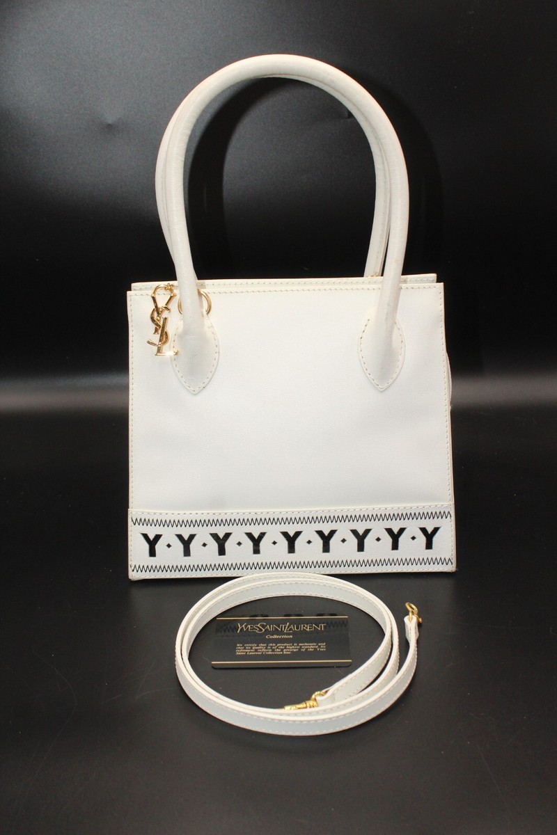 with COA Vintage Yves Saint Laurent Vintage YSL Y Logo 2Way