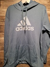 Adidas Golf Men's Hoodie - Size M, Light Blue
