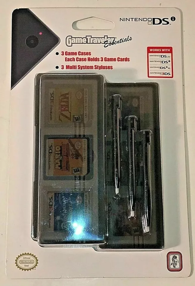 Nintendo DSi Game Traveler Essentials Case, 3 Cases + Styluses - Image 2 of 3