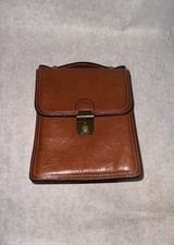 Vintage Texier Made In France Purse Small Handbag Brown Leather Bag