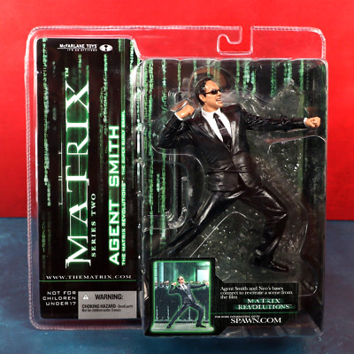 The Matrix Revolutions Agent Smith Super Burly Brawl S2 McFarlane 2003 Sealed