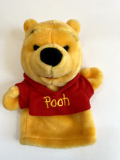 Disney Winnie the Pooh Hand Puppet Plush Mattel Arcotoys Stuffed Bear 9" Tall,