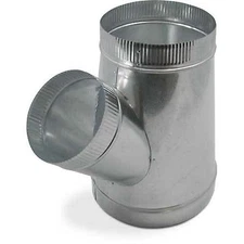 Single Wall Metal WYE for Connecting Duct Fittings Ventilation Branch