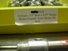  BIMBA SR-040.75-D STAINLESS 3/4" STROKE 3/4" BORE Free Ship USA Seller