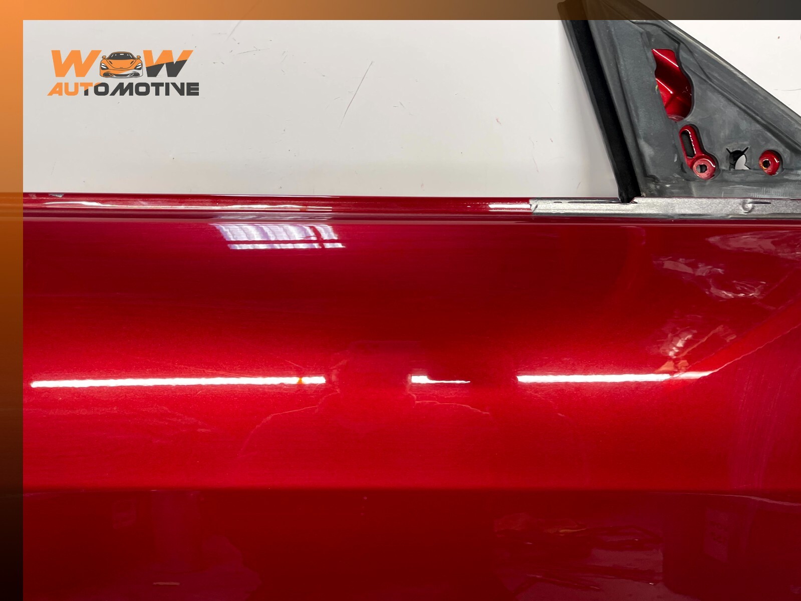 14-17 MASERATI GHIBLI FRONT RIGHT PASSENGER SIDE DOOR SHELL RED OEM