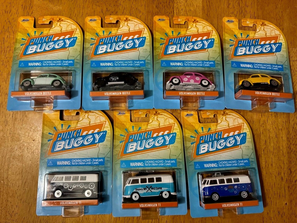 Jada Toys 1963フォルクスワーゲンバスピックアップ - パンチバギー Amazon.com: Punch Buggy Slug Bug 1:24 1963 Volkswagen Bus