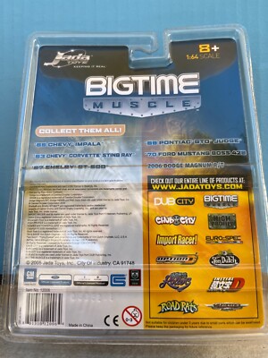 1/64 JADA DUB CITY BIGTIME MUSCLE 169 PONTIAC GTO JUDGE CLTR 046