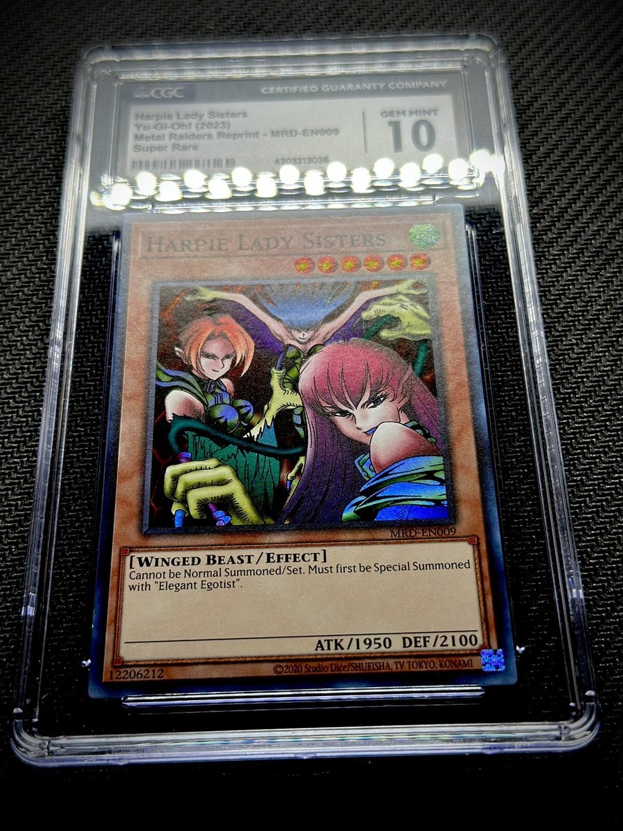 Harpie Lady Sisters - MRD-EN009 - Gem Mint CGC 10 - 25th