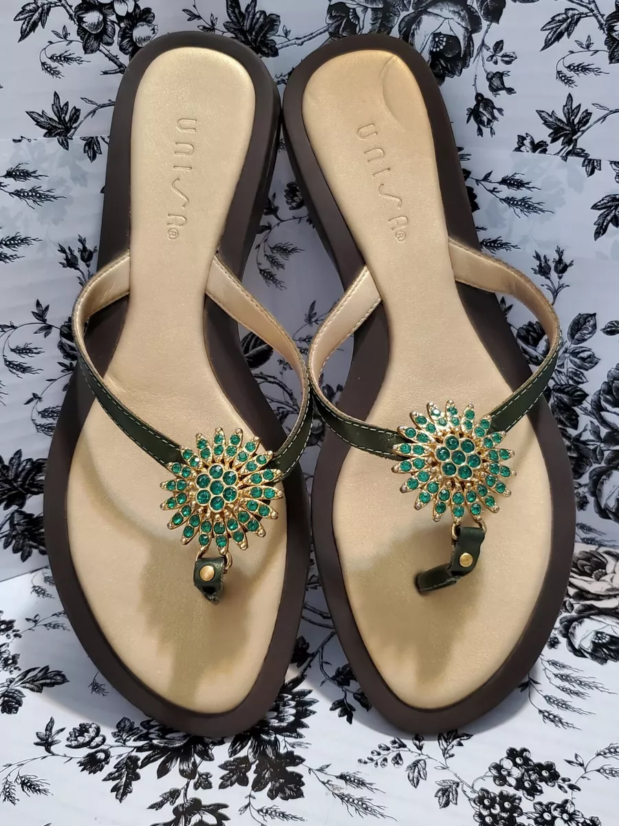 Unisa jeweled sandals sale