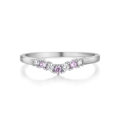 Sterling Silver Created Ruby Oval Diamond Ring