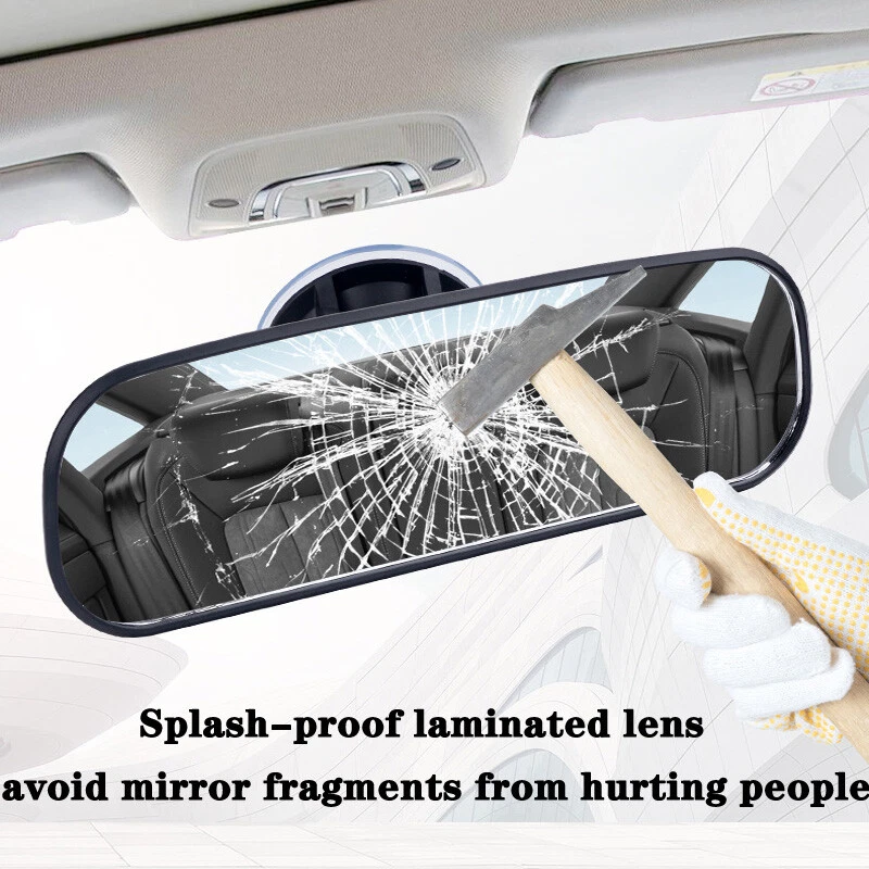 Espejo retrovisor interior coche camión con ventosa espejo ajustable ×1 Foto 3 de 4