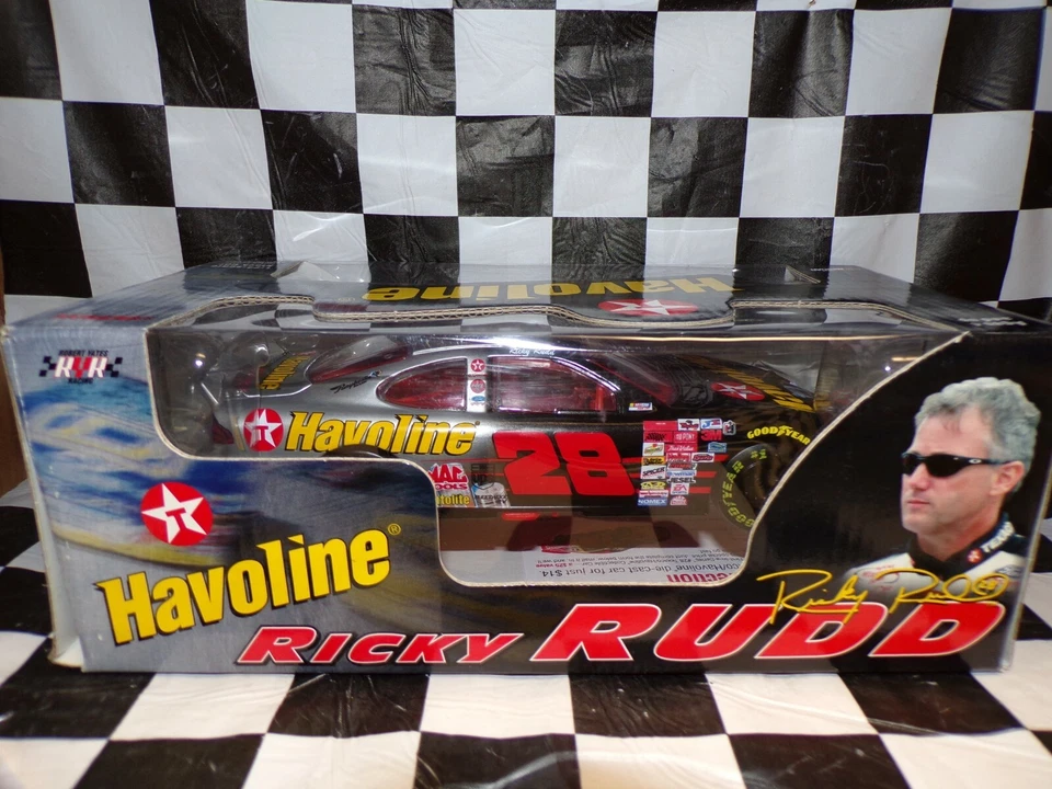 Ricky Rudd #28 Havoline Ford Taurus Auto In Scala 1:24 Azione NASCAR - Immagine 3 di 4