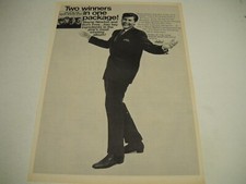 WAYNE NEWTON Has Two Winners In One Package original 1967 Promo Display Ad