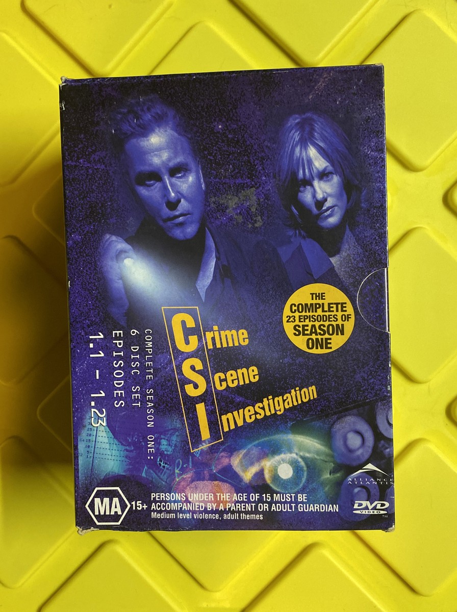 C.S.I Crime Scene￼ Investigation Complete Season One 6 discs Box