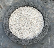 150 cm garden circle granite tree plant surrounding grass lawn edging border