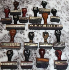 Rubber Stamps--Apples