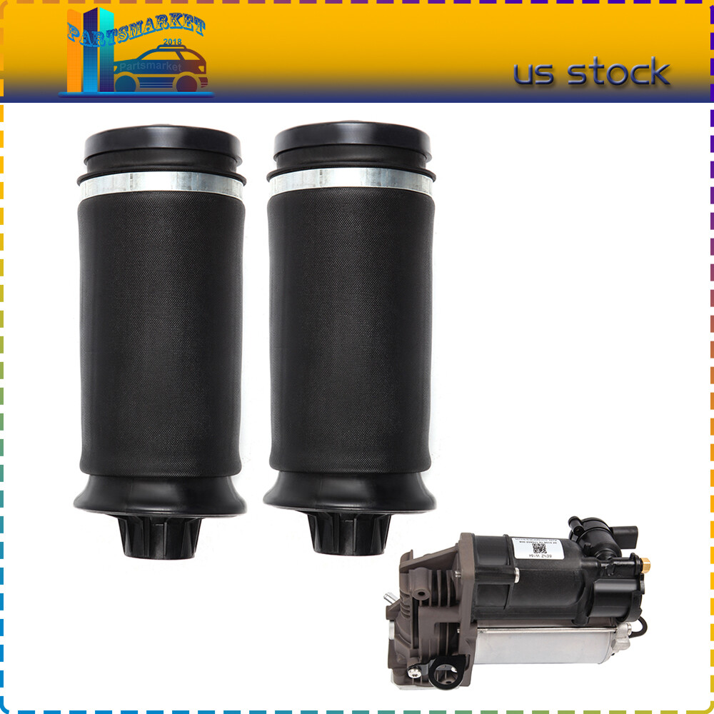 Rear Air Suspension Spring Air Compressor For Mercedes ML350 GL450 GL550 3PCS