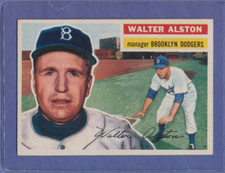 1956 Topps Walter Alston #8 HOF RC Rookie NM+ CENTERED Amazing Color!