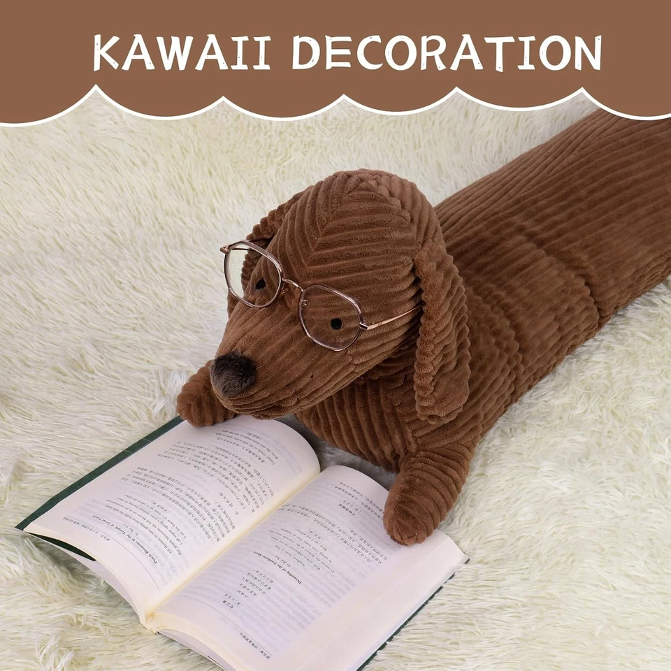 Dachshund Long Plush Pillow Comfortable Huging Plush PIllows Home Decorations - Image 3 of 4