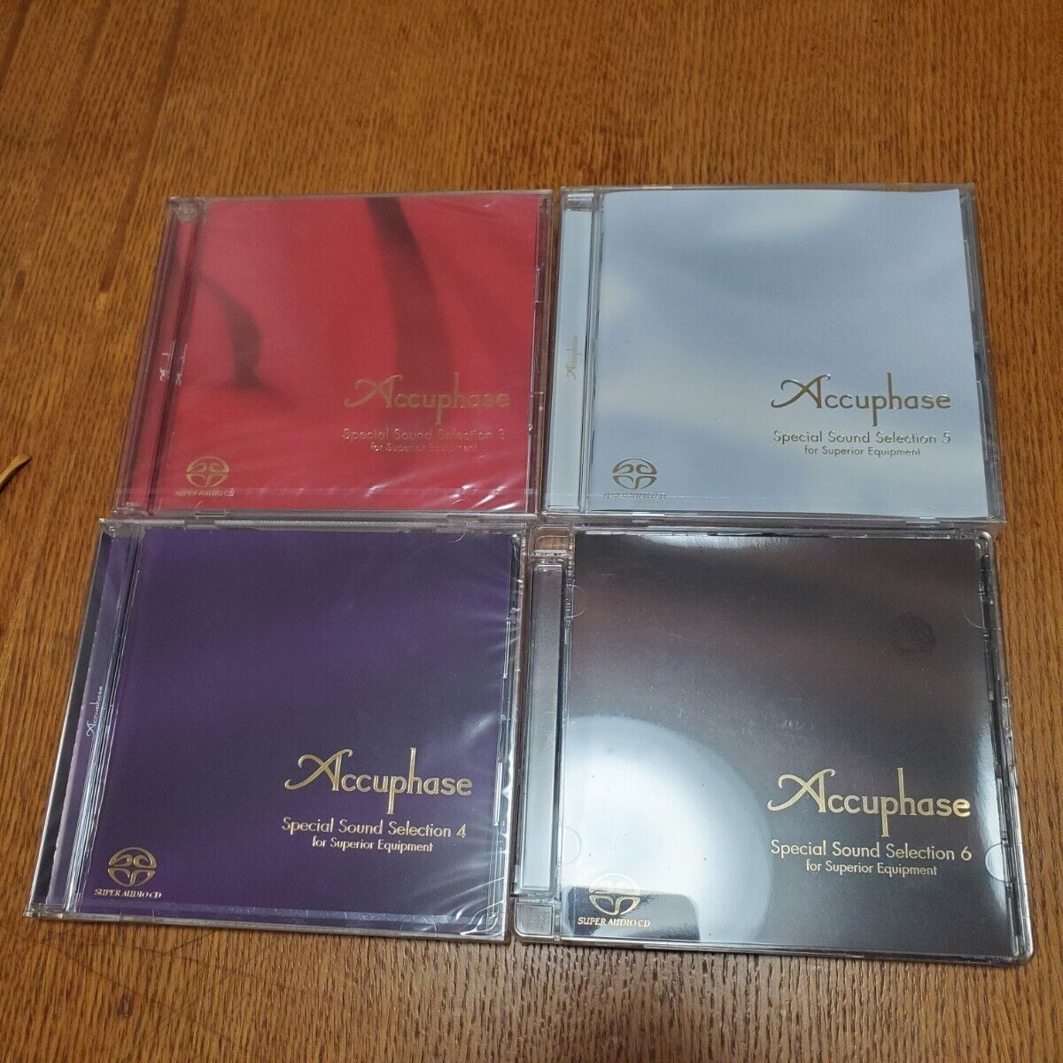 【NEW】Accuphase Special Sound Selection Vol. 3.4.5.6, Hybrid SACD CD set  Unopened