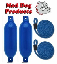 2 Pack BLUE 6.5 x 23 Ribbed Inflatable Boat F...