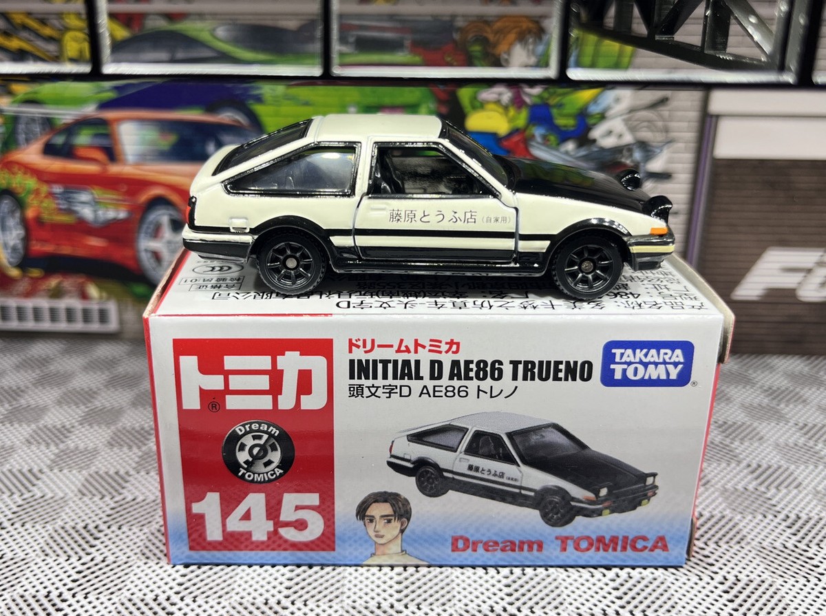 1:64 Initial D AE86 Diecast Car Takara Tomy Dream Tomica Trueno