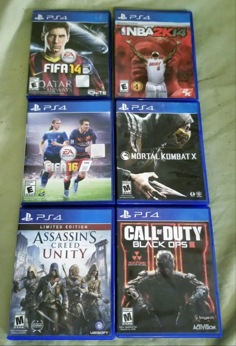 Assassins Creed & Mortal Kombat Xbox 360 Video Games 4 Included Perfect! - video gaming - by owner - electronics media