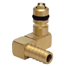 15F01107 CO2 QD INLET OFFSET-RIGHT FOR FJ 1/4” BRASS WITH SHUTOFF VALVE…