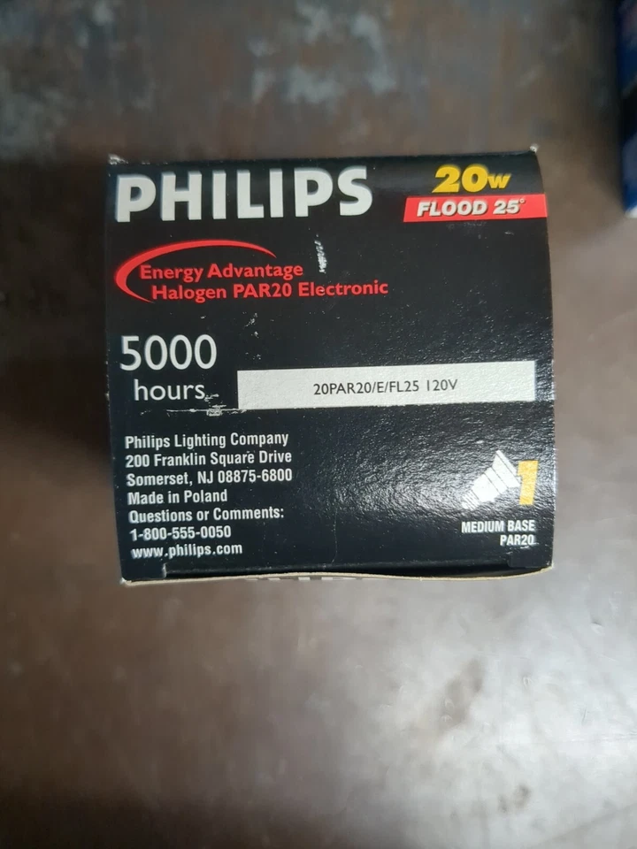 Philips PAR20 20W 120V 25D 220 Lumen 5000 Hour Light Bulb QUANTITY OF 4 - Image 4 of 4