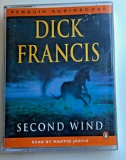 Audio Book DICK FRANCIS Second Wind read by Martin Jarvis on 2 x cass PENGUIN