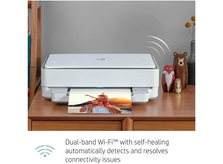 HP ENVY 6020/6032e Wireless All-in-One A4 Colour Inkjet Photo Printer+SEALED INK - Image 3 of 4