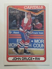 1990-91 O-Pee-Chee #298 John Druce RC!!! ~ Washington Capitals ROOKIE!!!