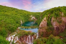 Wandbild: Wasserfall der Plitvicer Seen in Kroatien (54278827)