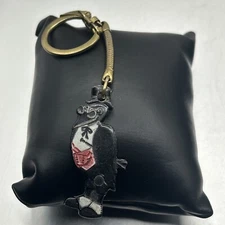 National Distillers Old Crow Frankfort Kentucky Whiskey Memorabilia Keychain Fob