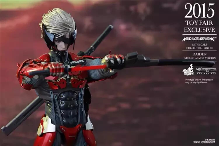 STOCK New Hot Toys VGM19 Metal Gear Rising Revengeance Raiden