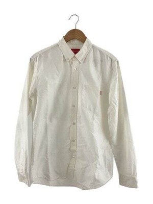 SUPREME Oxford shirts Long sleeve shirt M Cotton WHT | eBay