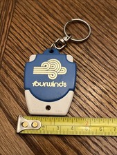 Vintage Four Winds Fourwinds Advertising Pull Apart Keychain Key Ring Chain N