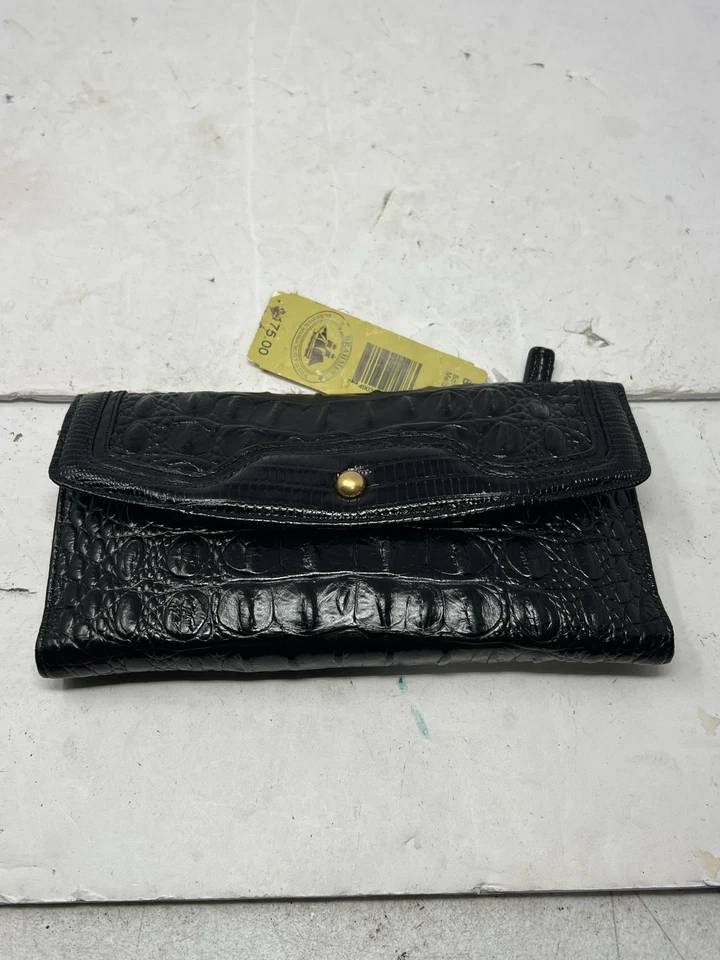 Cartera de cuero Brahmi con etiquetas Foto 3 de 4