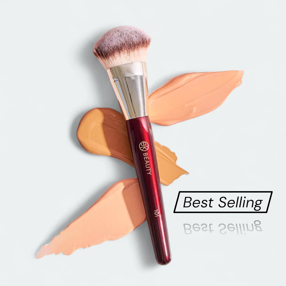 BK BEAUTY BRUSHES - 101 CONTOURED FOUNDATION BRUSH - Contoured Foundation Brush - Image 2 of 4