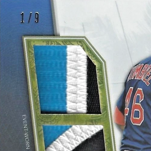 Craig Kimbrel 2018 Topps Triple Treads All Star Patches Triple Patch 1/9 💲 Foto 2 de 3