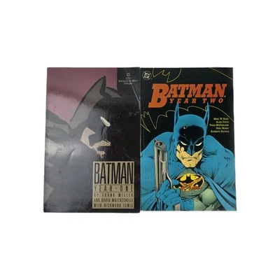Batman Year One & Year Two DC Comics Graphic Novels Lot Of 2 - Image 1 of 4