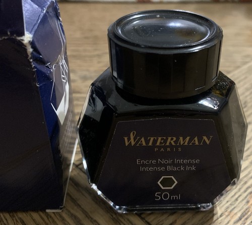 Waterman Penna Stilografica Inchiostro Nero Intenso Bottiglia 50Ml - Foto 2 di 7