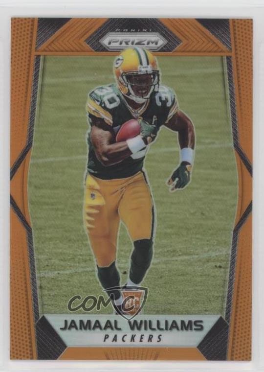 2017 Panini Prizm Rookies Orange 53/275 Jamaal Williams #237 Rookie RC 1by