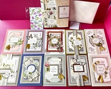 Anna Griffin Great Impression Cards w/ Coordinating Collage Toppers +Cute Layers