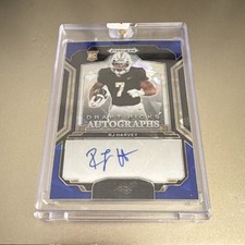 Panini 2025 Prizm Draft Picks Autograph RJ Harvey Blue Ice RC #DPA-RJH /149