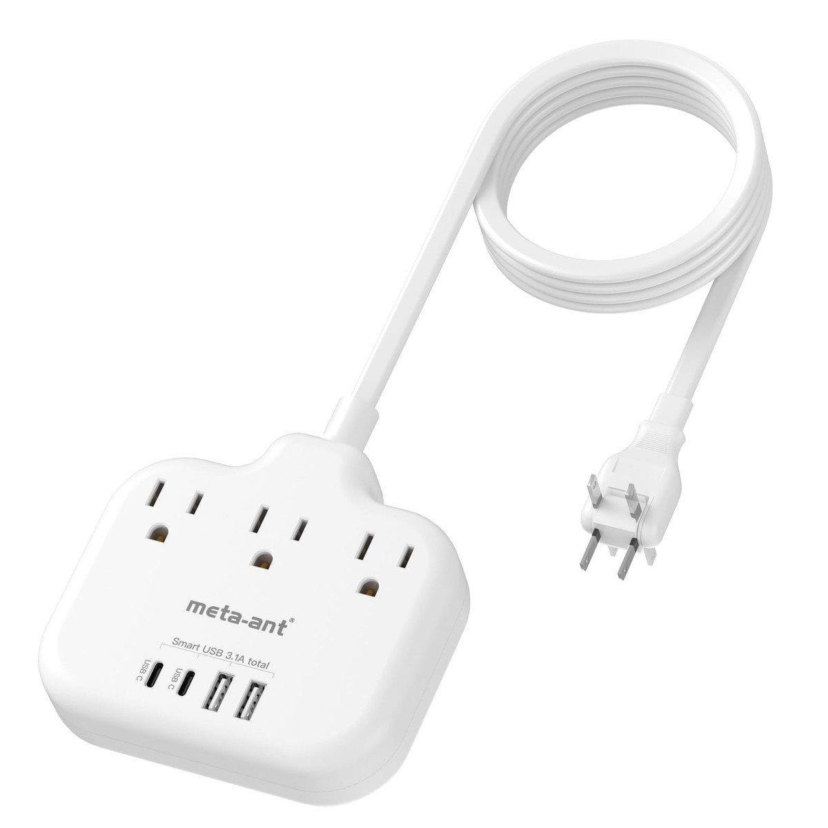 US to Japan Adapter, 2 Prong to 3 Prong Outlet Adapter with 3