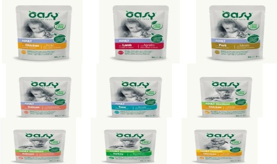 Oasy Kitten Bocconcini in Salsa con Pollo Buste umido gattini - 12 x 85 g - Immagine 2