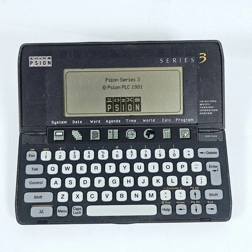 Psion Series 3 128K Personal Digital Assistant (PDA) – Vintage Pocket Computer