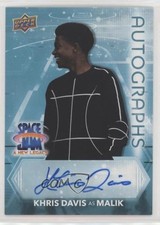 2021 Upper Deck Space Jam A New Legacy Teal Khris Davis as Malik #S-KD2 Auto r1i