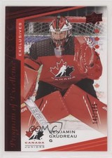 2021 Upper Deck Team Canada Juniors Exclusives /165 Benjamin Gaudreau #126 0il7